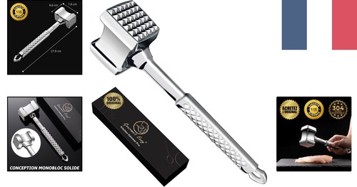 Attendrisseur viande inox - viande,