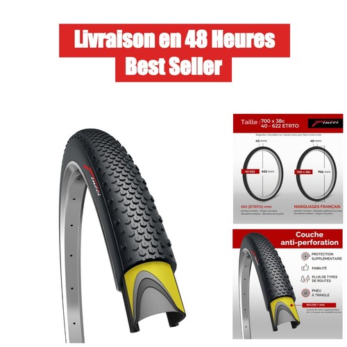 Fincci pneu vélo 700x38c - pneu,