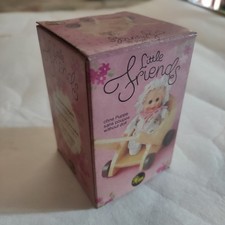 VINTAGE SISO Little Friends: Wooden Stroller for Miniature Doll