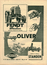 Publicité ancienne tracteurs