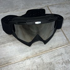 Motorcycle Goggles Riding Motocross Snowmobile Dirt Bike Off Road ATV Sliver Len