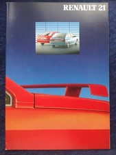 Renault 21 R21 TL GTD GTS TSE Turbo D 2L Turbo AWD Brochure 7/1990
