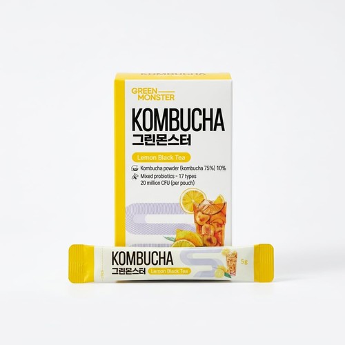 Green monster kombucha citron - green,