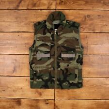 Vintage Rothco Outdoor Gilet S Ranger Vest Hunting Camouflage Green