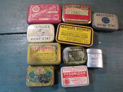 Lot boîte fer - boîte,