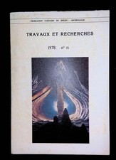 Travaux et recherches 1978