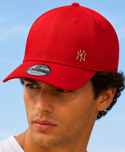 Casquette baseball rouge - casquette,