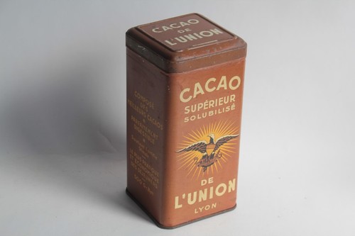 Boîte tôle chocolat cacao - cacao, de