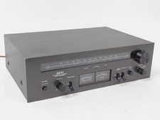 Akai AT-2600 Vintage Black Stereo AM FM Tuner (sounds good, needs new lamps)