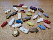 1 ANTIQUE BAKELITE FLAT SWITCH FOR RENOVATION LAMP CHOICE OF 29