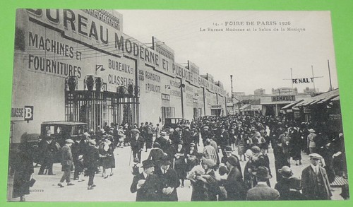 Cpa carte postale - cpa, foire