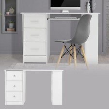 Bureau d'ordinateur blanc 3