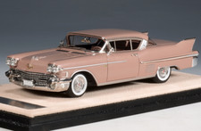 wonderful resin-modelcar 1/43 CADILLAC COUPE DE VILLE 1958 - meridian taupe