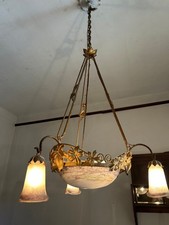 Lustre ancien en pâte de