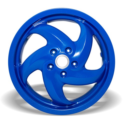 Jante arrière bleue piaggio - arrière,