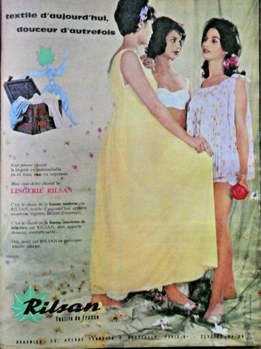Publicité presse 1960 - de,