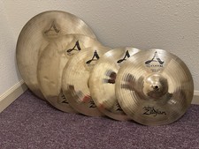 Zildjian A Custom Cymbal Pack-20" Medium Ride 16" Crash 14" Fast Crash 14" HiHat
