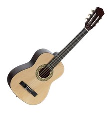 Classique Guitare Acoustique 1/2 Bois de Tilleul Nylon Corde pour Enfant 5-9 Ans