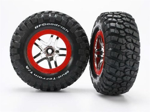 Traxxas pneus sur jante chrome - pneus,