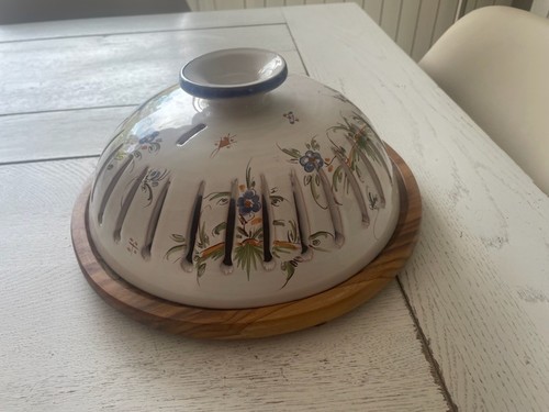Cloche faïence décor - cloche,