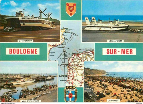 Carte postale boulogne - carte,