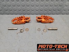 ?2016 KTM 250 SX-F WARP 9 FOOTPEGS ✅ FOOT PEGS FOOTREST 85 125 250 450 (281) ?