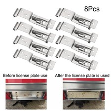 Lot de 8 pinces porte plaque