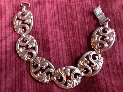 Ancien bracelet argent - bracelet, en