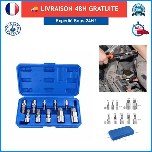 Coffret douilles torx xzn - coffret,