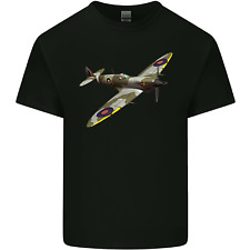 A Supermarine Spitfire Fying Solo Mens Light Cotton T-Shirt
