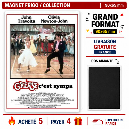 Magnet grease affiche - magnet,