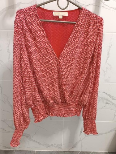 Chemisier rouge michael - chemisier,