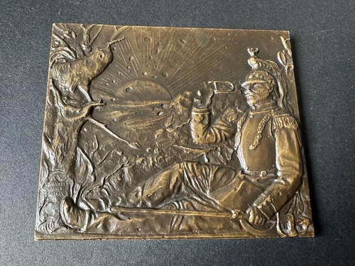 Médaille plaque edouard - plaque,