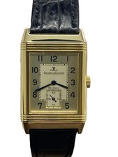 Jaeger LeCoultre Reverso Grande Taille 18K Yellow Gold 270.1.62 Silver Dial Manu