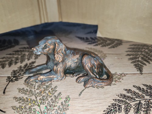 Sculpture chien régule patine - sculpture,