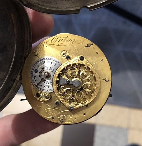 Montre gousset coq - montre, « coq »