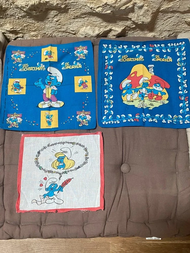 Lot mouchoirs en tissu - en,