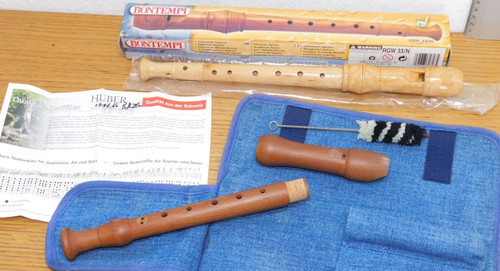 Lot flute bec - 2,