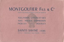 Blotter Papers, cardboard, printworks Montgolfier in Sainte-Savine