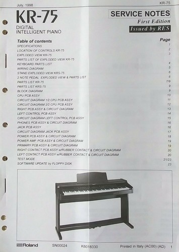 Roland digital keyboard - digital,