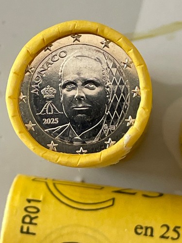 Pièce euros 2025 provenant - 1,