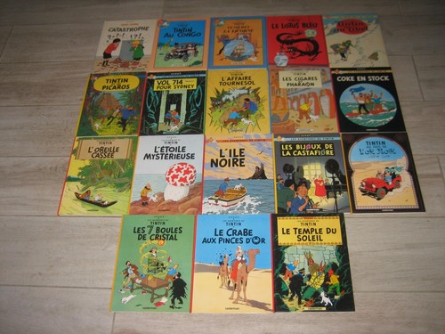 Lot aventures de tintin - 20,