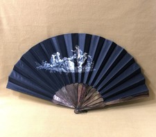 ancien éventail en nacre et