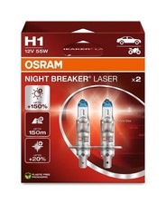 2x OSRAM H1 Ampoule feu de