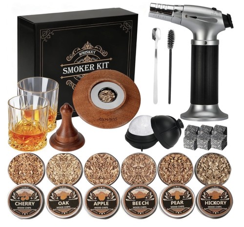 Kit fumoir whisky - fumoir, torche