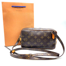 Auth Louis Vuitton Monogram Marly Bandoulliere Pochette M51828 W/Bag NS100111