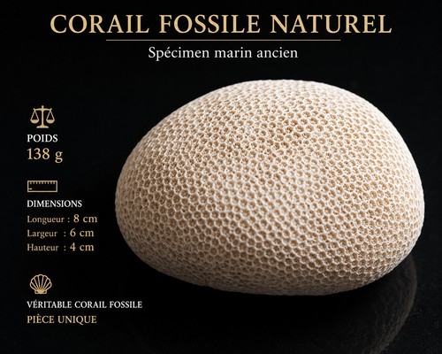 Corail fossile naturel ancien - fossile,
