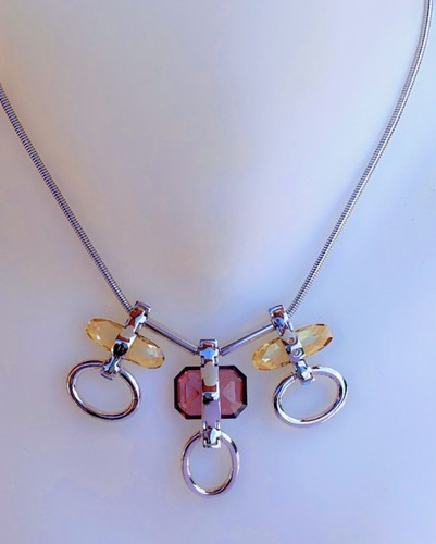 Magnifique collier swarovski - collier,
