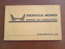 VOITURE HONDA N360 RARE MANUEL