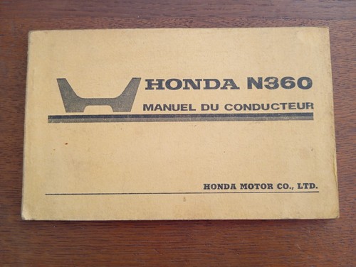Voiture honda n360 rare manuel - honda,